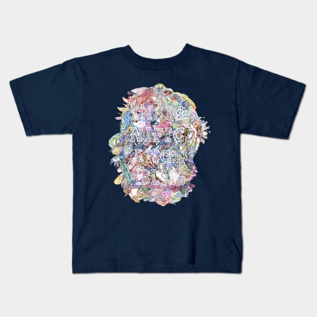 Poem Poster 12 - Crown of Glory Kids T-Shirt by karlfrey